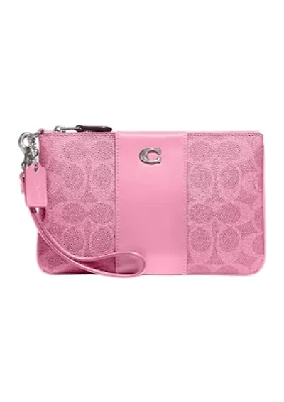 Small Wristlet Signature Canvas