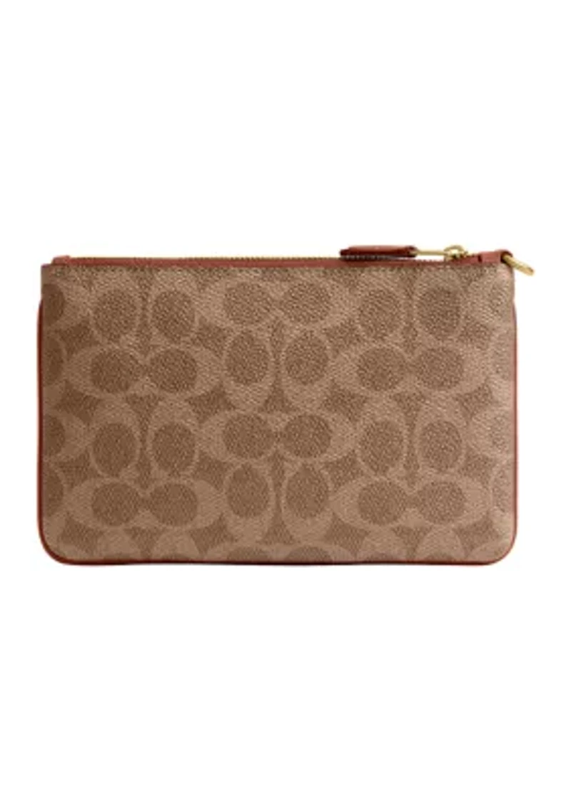 Small Wristlet Signature Canvas
