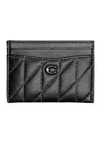 Essential Quilted Pillow Leather Card Case