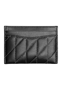 Essential Quilted Pillow Leather Card Case