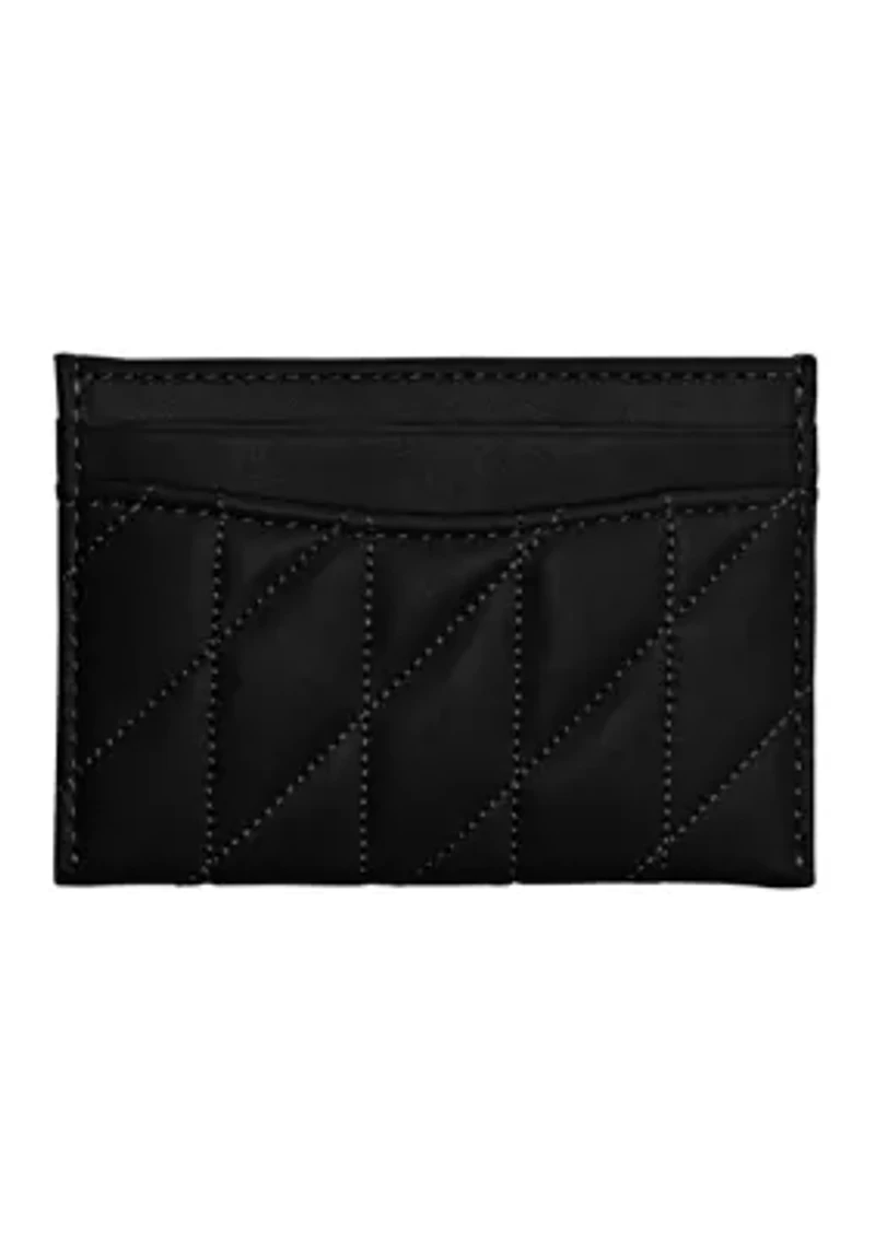 Essential Quilted Pillow Leather Card Case