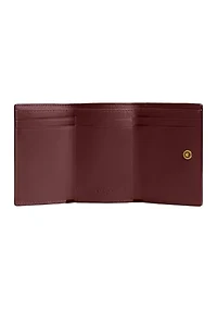 Essential Coated Canvas Signature Mini Trifold Wallet