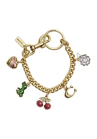 Motif Chain Bag Charm