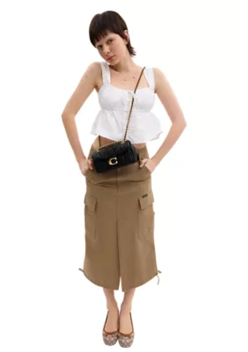Quilted Tabby Shoulder Bag 20 with Chain