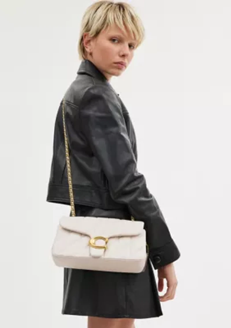 Quilted Tabby Shoulder Bag 26 with Chain