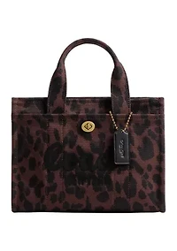 Cargo Tote 26 with Leopard Print