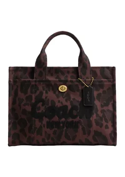 Leopard Print Cargo Tote