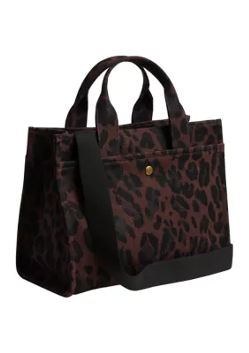 Leopard Print Cargo Tote