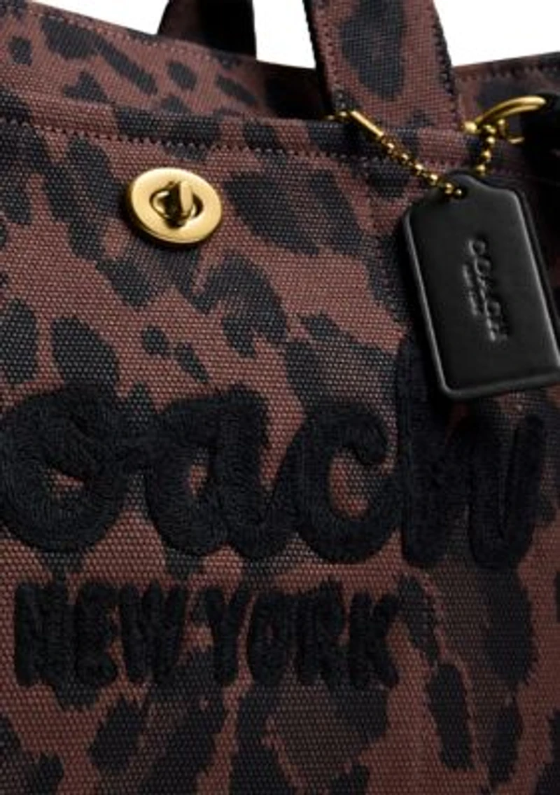 Leopard Print Cargo Tote