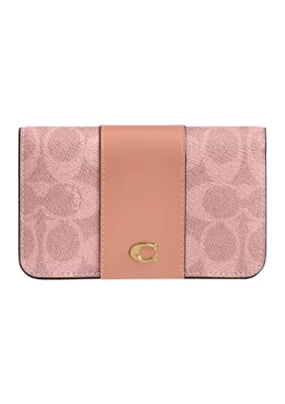 Essential Slim Card Case Signature Canvas