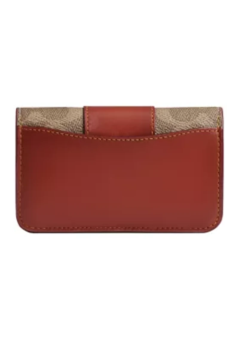 Essential Slim Card Case Signature Canvas