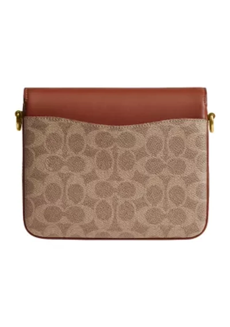 Cassie Crossbody 19 Signature Canvas