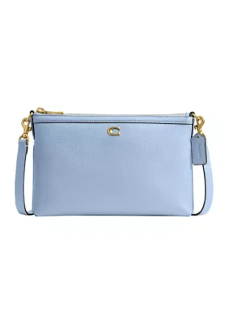 Refined Pebble Leather Legacy Zip Top Crossbody