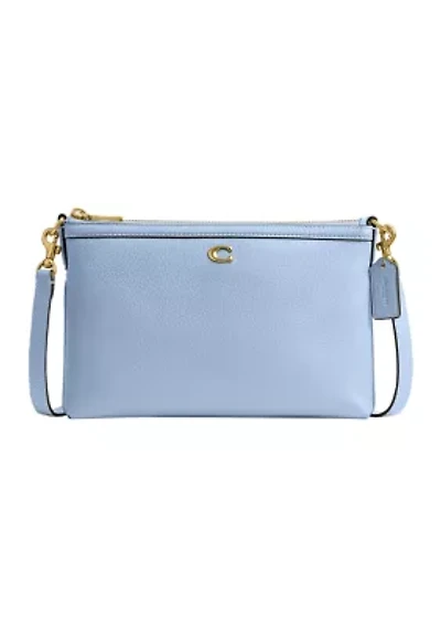 Refined Pebble Leather Legacy Zip Top Crossbody