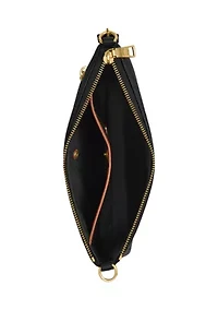 Refined Pebble Leather Legacy Zip Top Crossbody