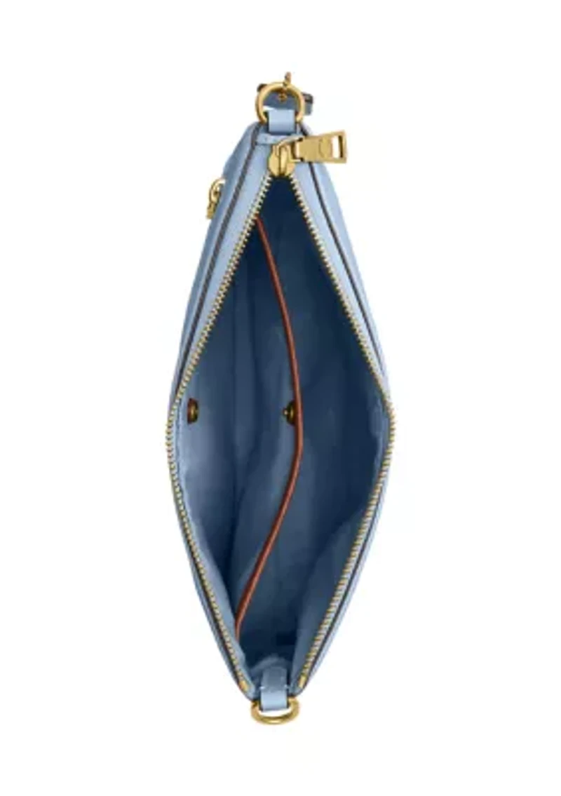 Refined Pebble Leather Legacy Zip Top Crossbody