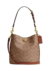 Willow Soft Bucket Bag 19 in Signature Canvas 