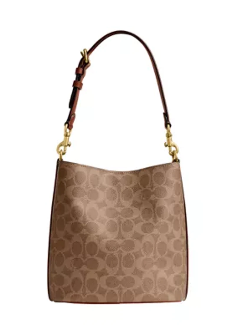 Willow Soft Bucket Bag 19 in Signature Canvas 