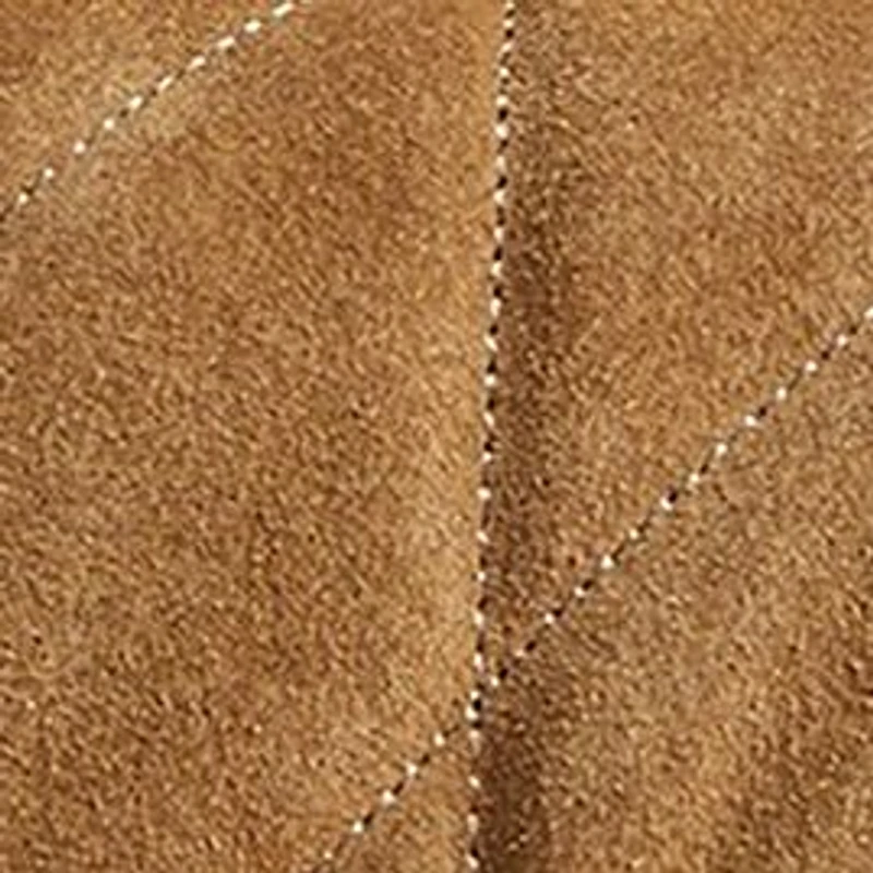 Quilted Suede Tabby Shoulder Bag with 20" Chain