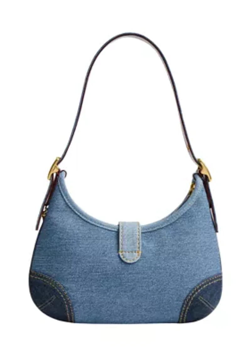Hamptons Hobo Bag Crystal Signature Jacquard