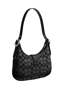 Hamptons Hobo Bag Crystal Signature Jacquard