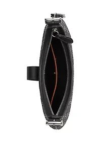 Hamptons Hobo Bag Crystal Signature Jacquard