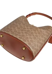 Willow Soft Bucket Bag Signature Canvas