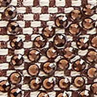 Essential Small Zip Around Card Case in Crystal Signature Jacquard