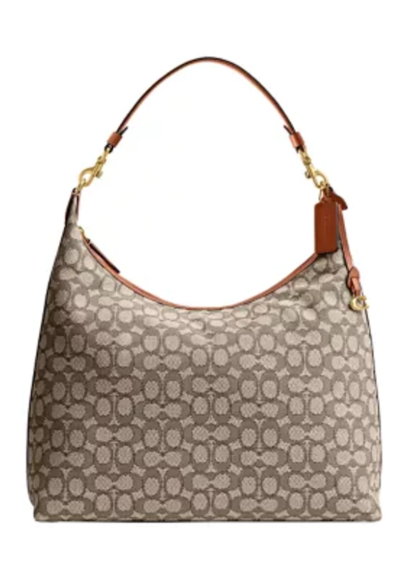 Juliet Shoulder Bag 38 in Signature Textile Jacquard