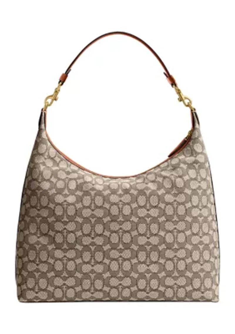 Juliet Shoulder Bag 38 in Signature Textile Jacquard