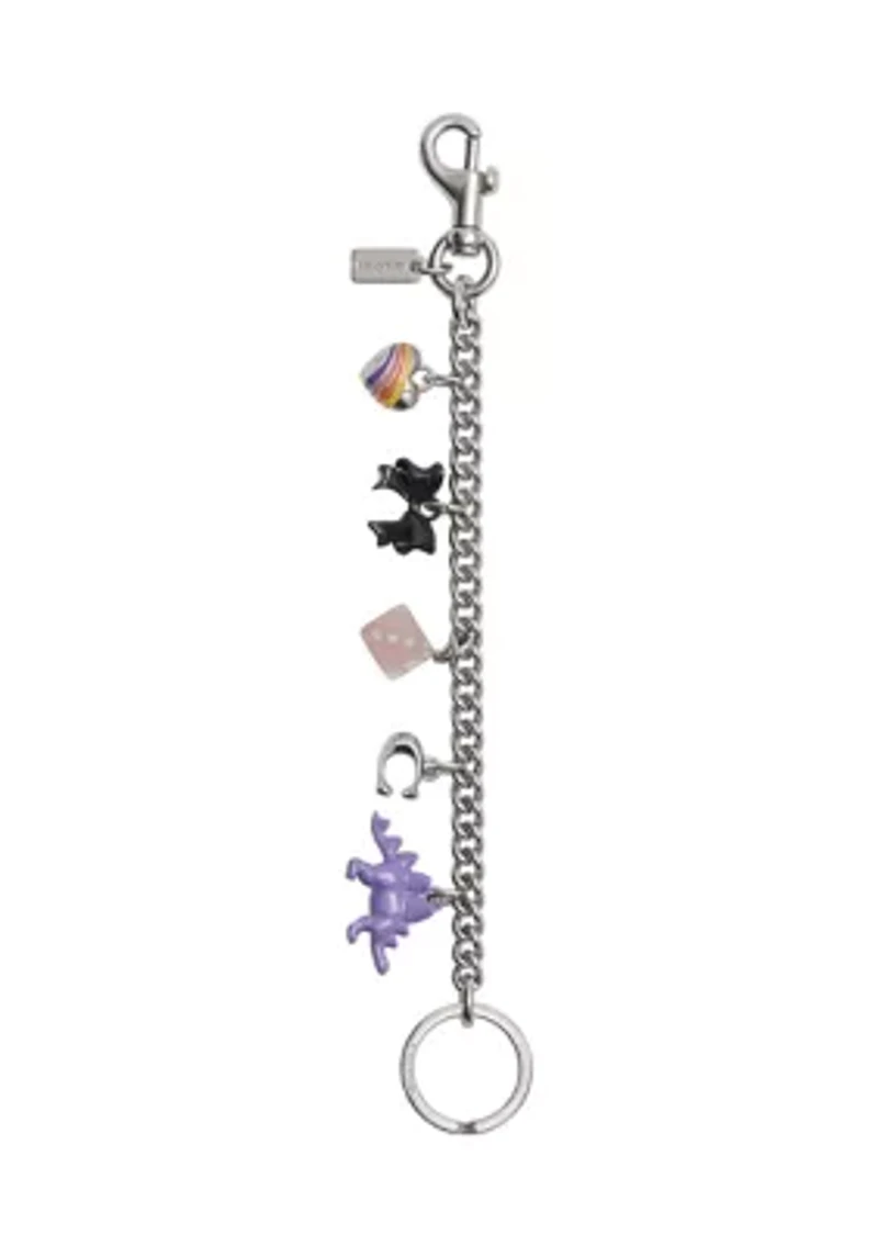 Motif Chain Bag Charm