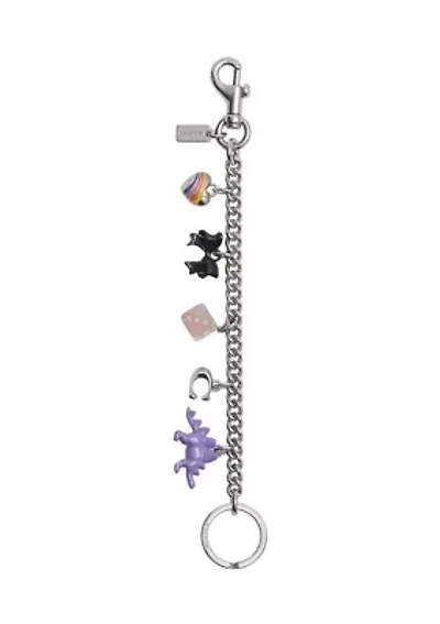 Motif Chain Bag Charm