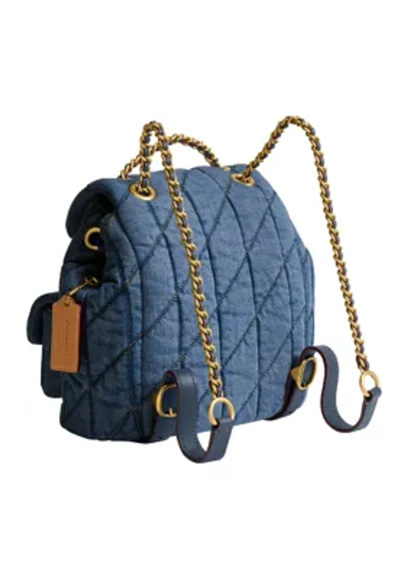 Tabby Backpack with Quilting