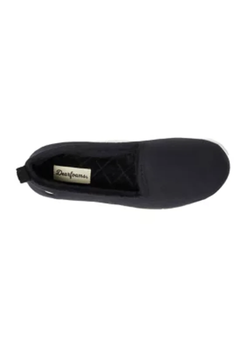 Rachel Velour Closed Back Slippers