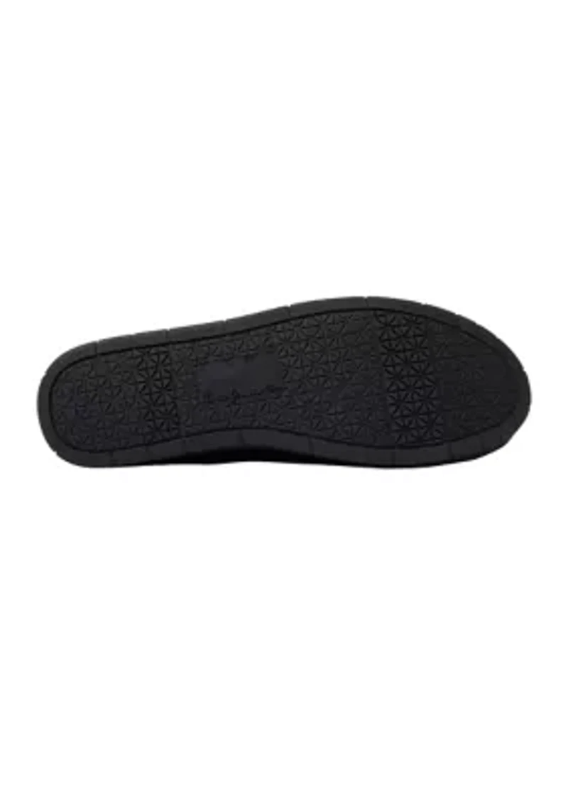 Rachel Velour Closed Back Slippers