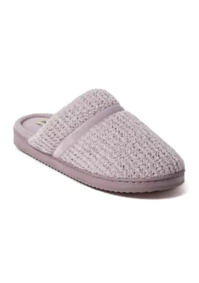 Serena Marled Chenille Scuff Slippers