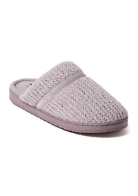 Serena Marled Chenille Scuff Slippers