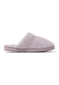 Serena Marled Chenille Scuff Slippers
