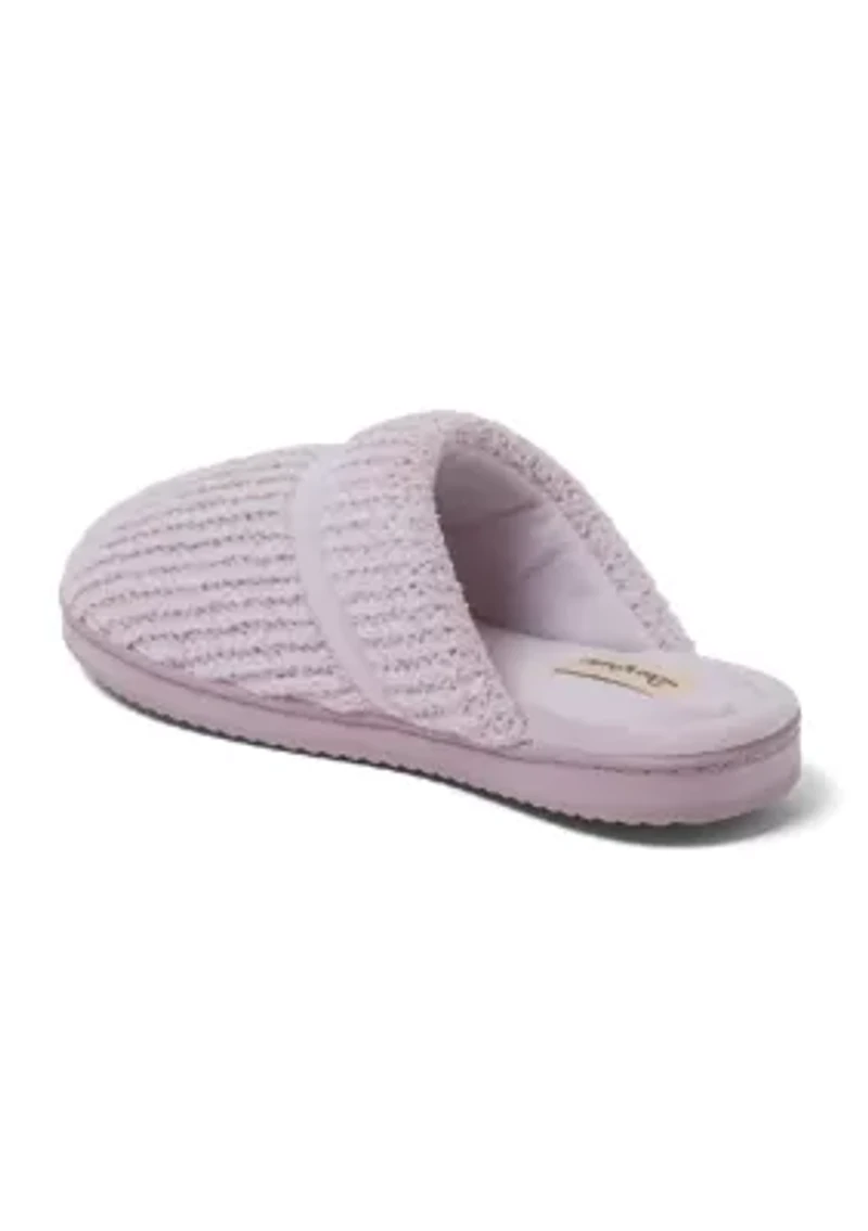 Serena Marled Chenille Scuff Slippers
