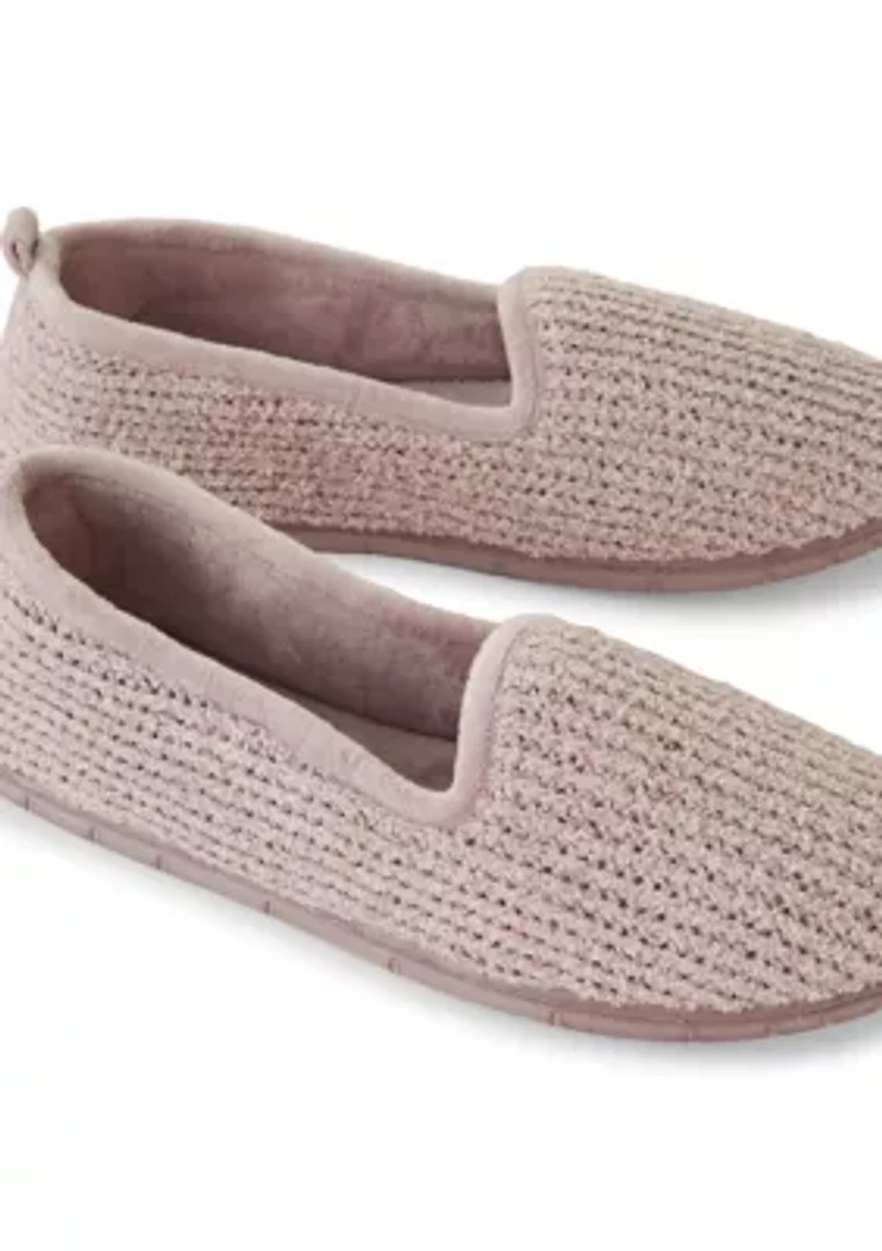 Rachel Chenille Closed Back Slippers