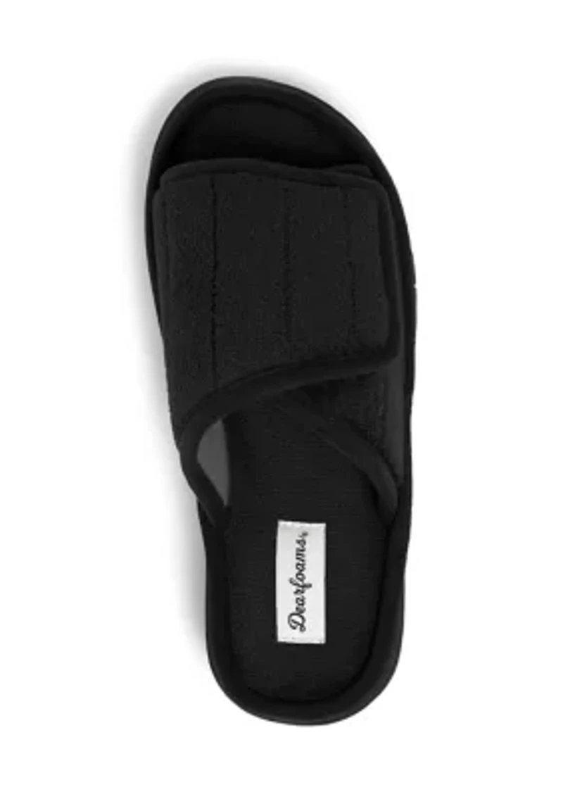 Women's Mickey Terry Adjustable Slide