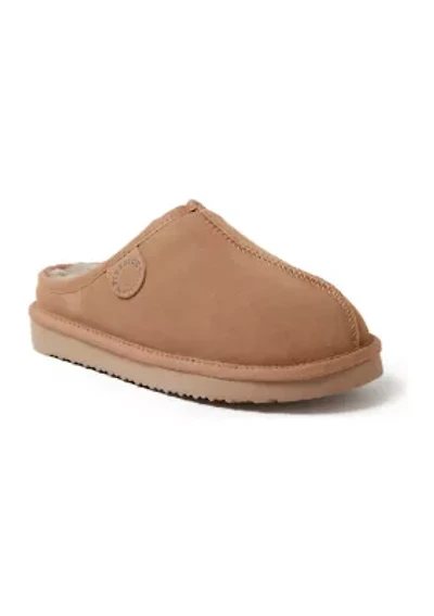 Greta Genuine Shearling Clogs