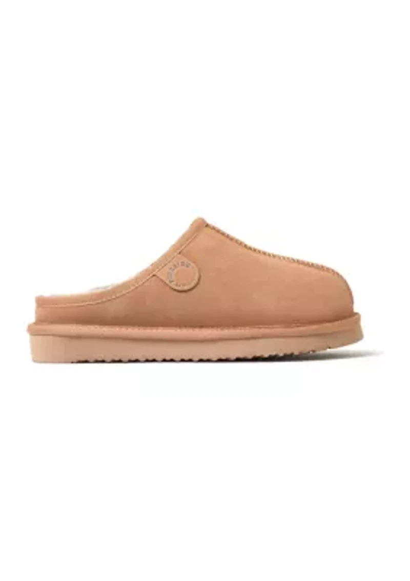 Greta Genuine Shearling Clogs