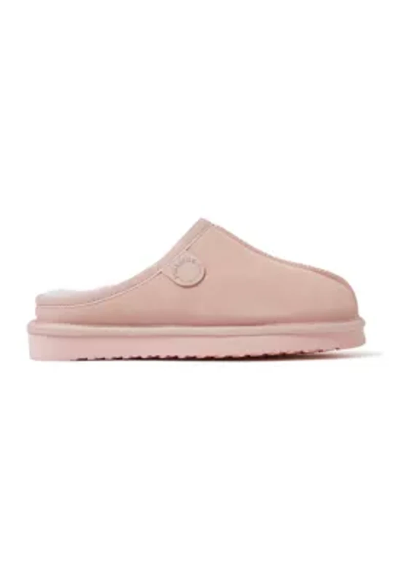 Greta Genuine Shearling Clogs