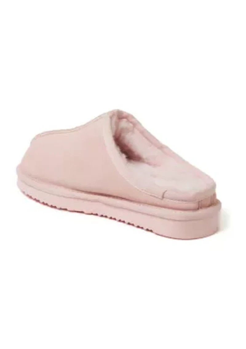 Greta Genuine Shearling Clogs