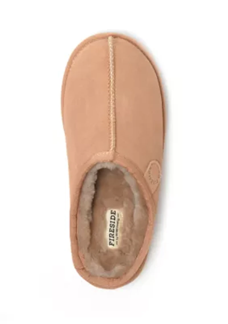 Greta Genuine Shearling Clogs