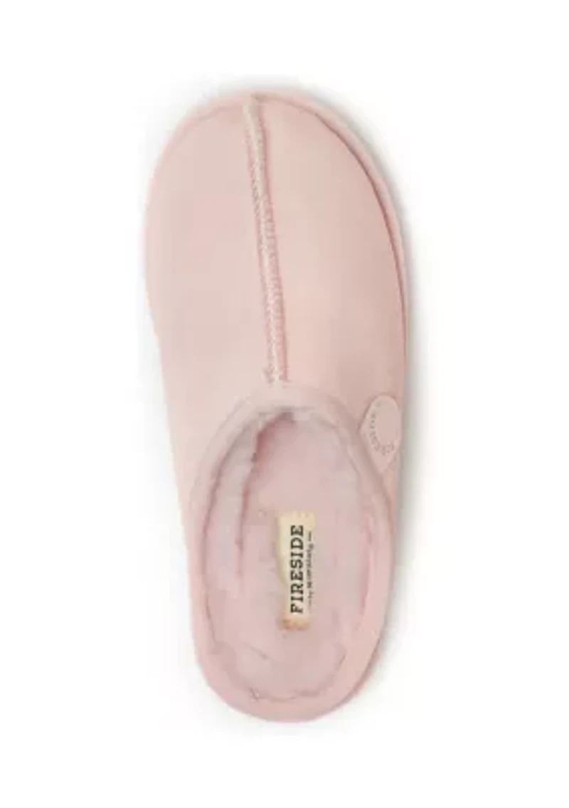 Greta Genuine Shearling Clogs
