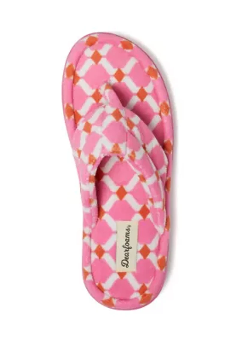 Wrenley Terry Thong Slippers