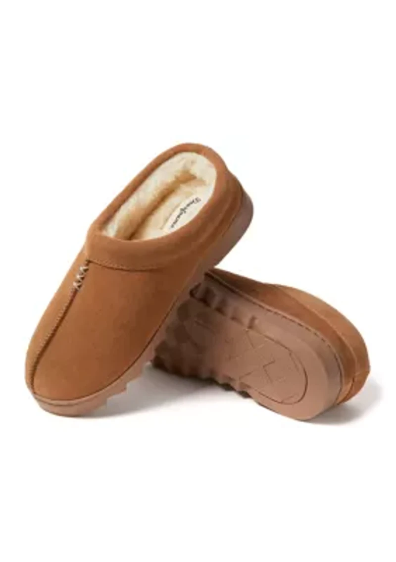 Doreen Genuine Suede Clogs