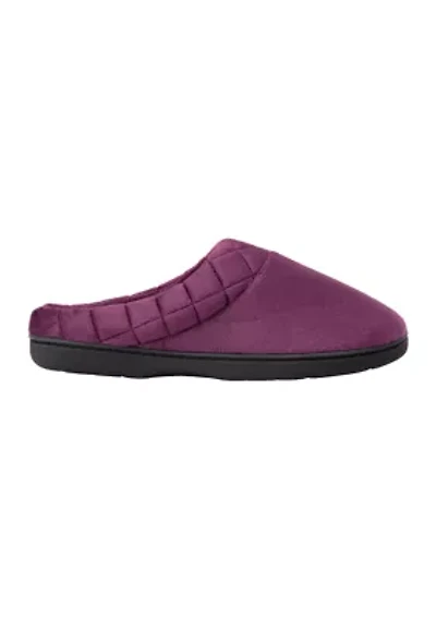 Women's Darcy Velour Clogs with Quilted Cuff